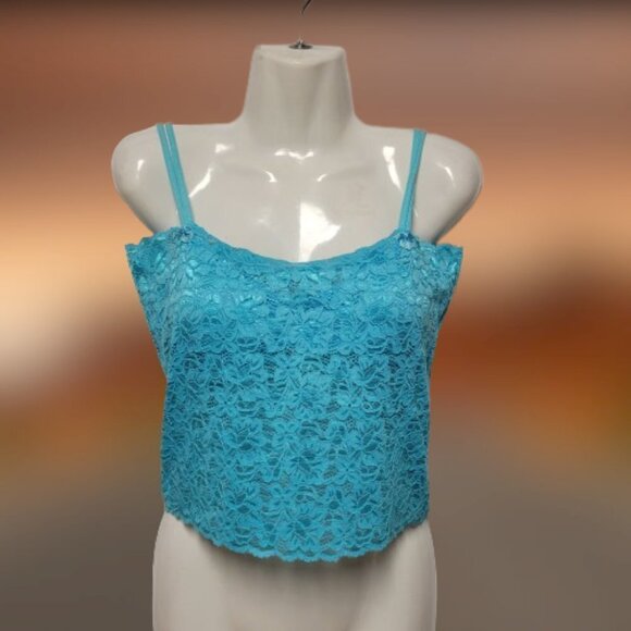 Lace Cami Crop Top Lace Bralette Stretchy Lace Camisole Lace Crop Tank Top - NEW - Picture 2 of 11